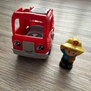 Little People Fire Truck with Firefighter